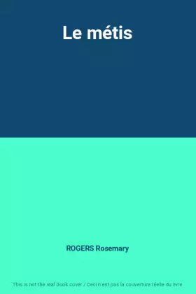 Couverture du produit · Le métis