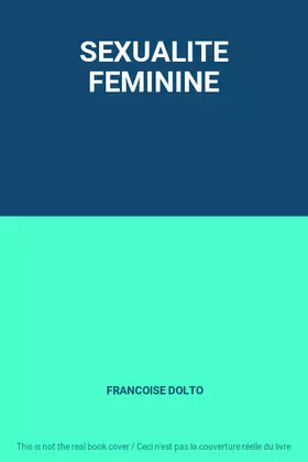 Couverture du produit · SEXUALITE FEMININE