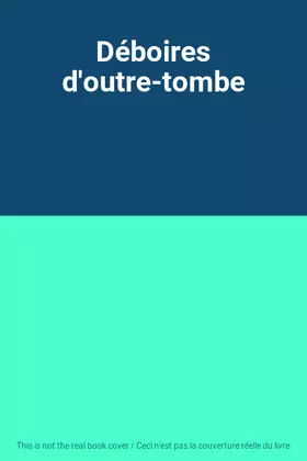 Couverture du produit · Déboires d'outre-tombe