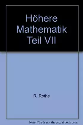 Couverture du produit · Höhere Mathematik Teil VII