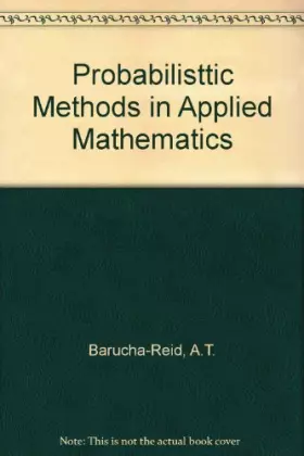 Couverture du produit · Probabilistic Methods in Applied Mathematics