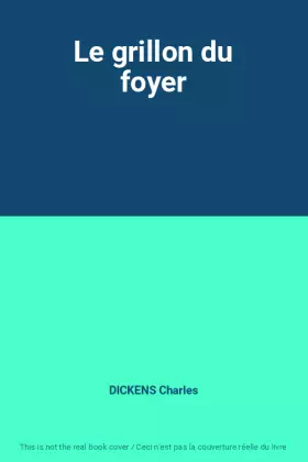 Couverture du produit · Le grillon du foyer