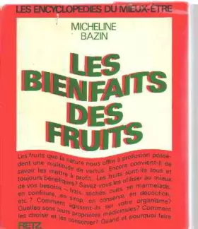 Couverture du produit · Les bienfaits des fruits.