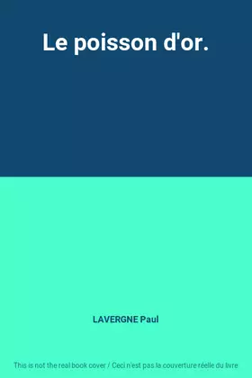 Couverture du produit · Le poisson d'or.
