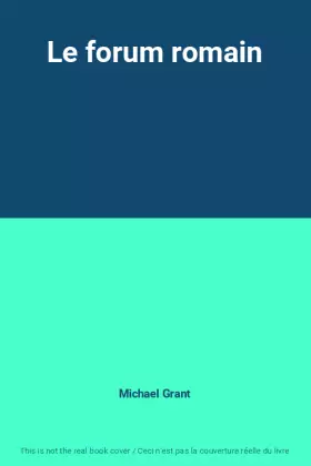 Couverture du produit · Le forum romain