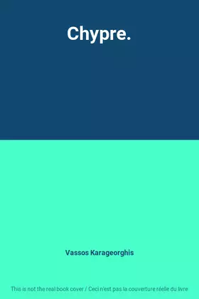 Couverture du produit · Chypre.