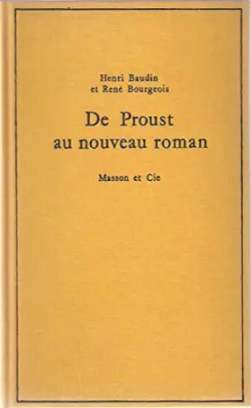 Couverture du produit · De Proust au nouveau roman