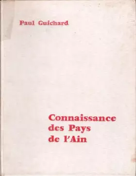 Couverture du produit · Connaissance des pays de l'Ain.