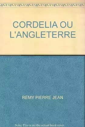 Couverture du produit · CORDELIA OU L'ANGLETERRE