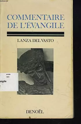 Couverture du produit · COMMENTAIRE DE L'EVANGILE