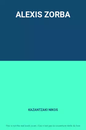 Couverture du produit · ALEXIS ZORBA