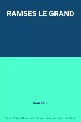Couverture du produit · RAMSES LE GRAND