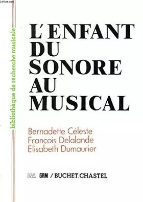 Couverture du produit · L'enfant du sonore au musical