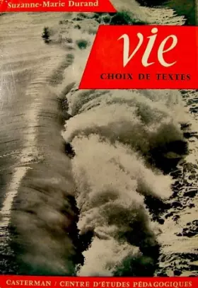 Couverture du produit · Vie - Choix de textes