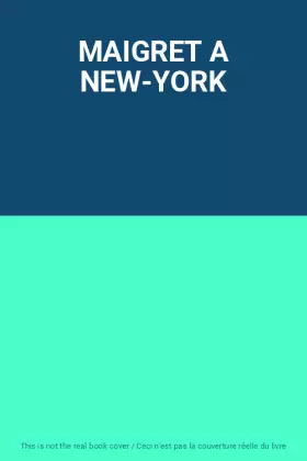 Couverture du produit · MAIGRET A NEW-YORK
