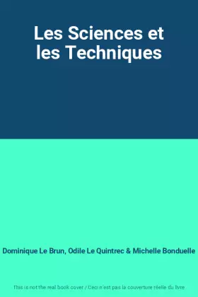 Couverture du produit · Les Sciences et les Techniques