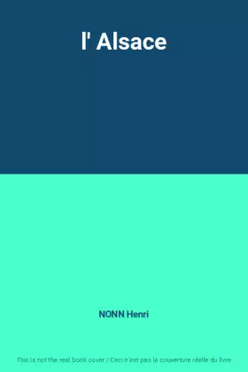 Couverture du produit · l' Alsace