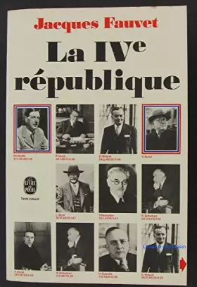 Couverture du produit · La IVe république