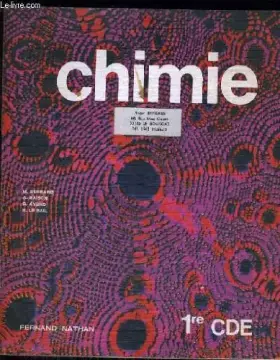 Couverture du produit · CHIMIE 1RE CDE