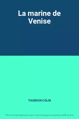Couverture du produit · La marine de Venise