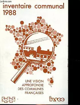 Couverture du produit · Inventaire communal 1988