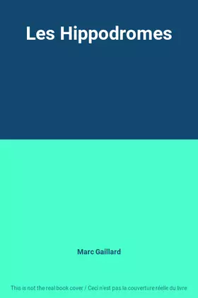 Couverture du produit · Les Hippodromes