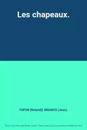 Couverture du produit · Les chapeaux.