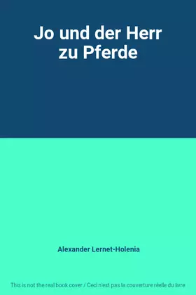 Couverture du produit · Jo und der Herr zu Pferde