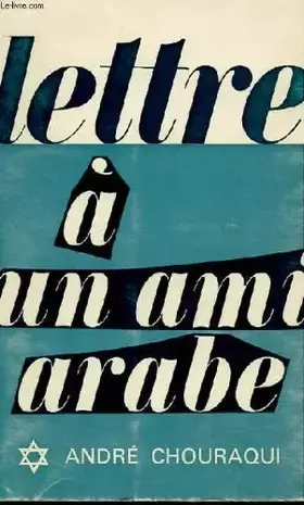 Couverture du produit · Lettre a un ami arabe