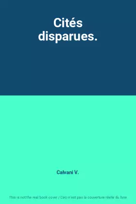 Couverture du produit · Cités disparues.