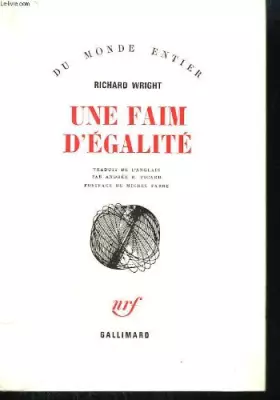 Couverture du produit · Une faim d'egalite.