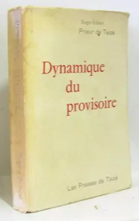 Couverture du produit · Dynamique du provisoire