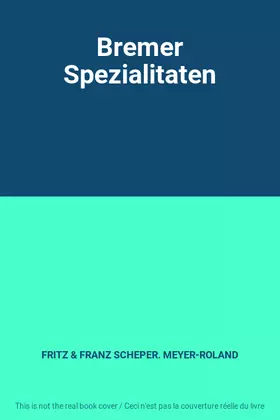 Couverture du produit · Bremer Spezialitaten