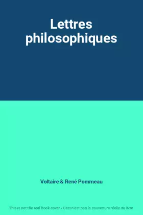 Couverture du produit · Lettres philosophiques