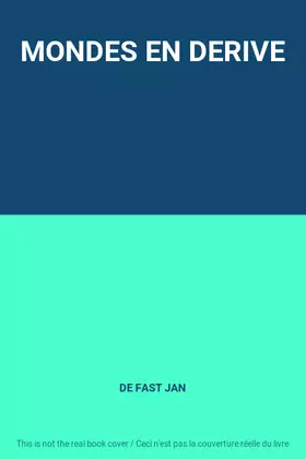 Couverture du produit · MONDES EN DERIVE