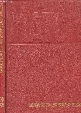 Couverture du produit · MEMORIAL DE NOTRE TEMPS 1963
