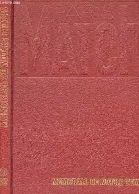 Couverture du produit · MEMORIAL DE NOTRE TEMPS 1962
