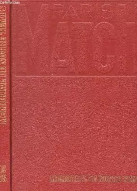 Couverture du produit · MEMORIAL DE NOTRE TEMPS 1975