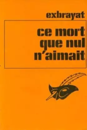 Couverture du produit · ce mort que nul n'aimait