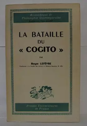 Couverture du produit · La bataille du cogito