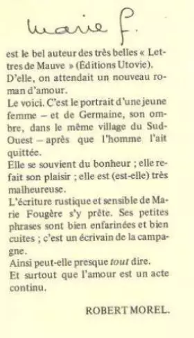 Couverture du produit · Une Dame au bord de l'Eau