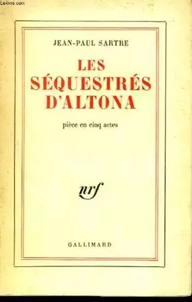 Couverture du produit · Les sequestres d'altona. piece en 5 actes.