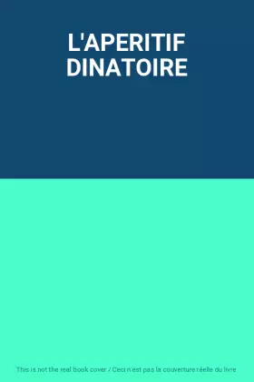 Couverture du produit · L'APERITIF DINATOIRE