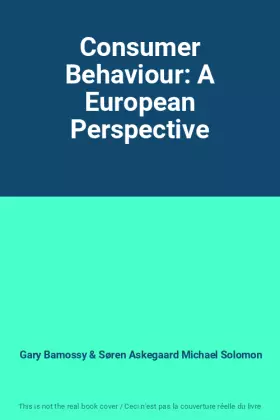 Couverture du produit · Consumer Behaviour: A European Perspective