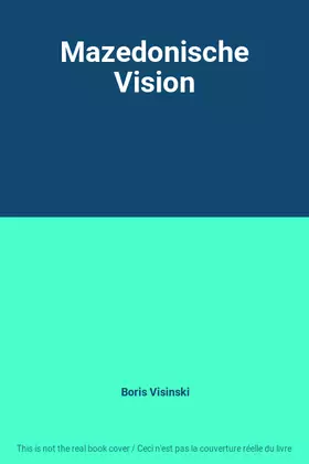 Couverture du produit · Mazedonische Vision