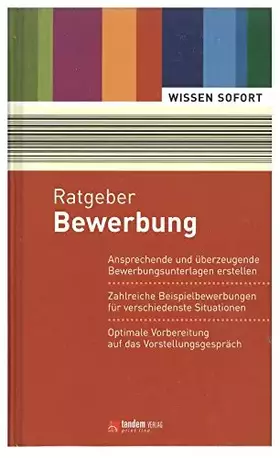 Couverture du produit · Ratgeber Bewerbung