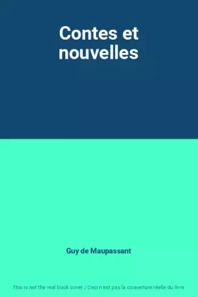 Couverture du produit · Contes et nouvelles