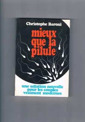 Couverture du produit · Mieux que la pilule