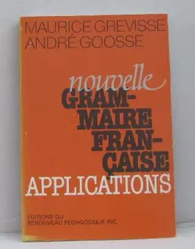 Couverture du produit · Nouvelle Grammaire Francaise Applications