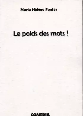 Couverture du produit · LE POIDS DES MOTS